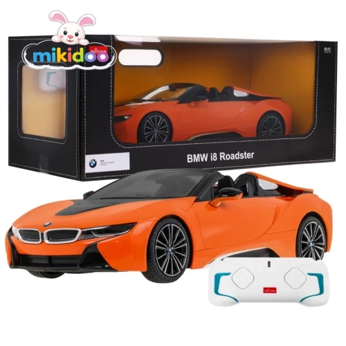 BMW i8 na daljinsko upravljanje – RASTAR – 1:12 – narančasti